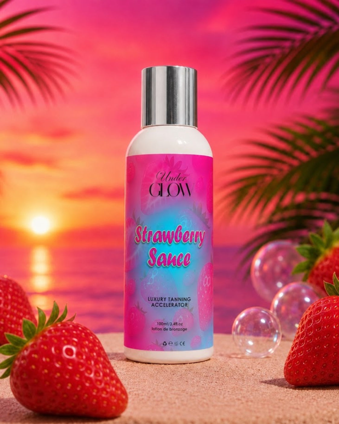 Strawberry Sauce Tanning Accelerator
